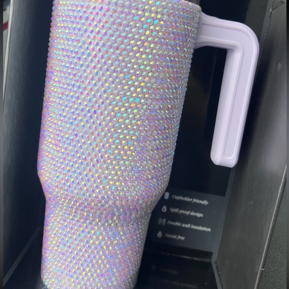 💜 LILAC RHINESTONE Iridescent Purple Bling Tumbler HydraPeak LIMITED EDITION - Picture 6 of 6